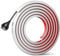 LCUHAVA 3 Mètres de Goulotte de Câbles Blanc Mini Cache Cable PVC Goulotte Electrique, Cache Cable TV Mural, Semi-Circulaire Convient pour Les Murs, Les Téléviseurs, Les Sols Peut Cacher 1 Câble
