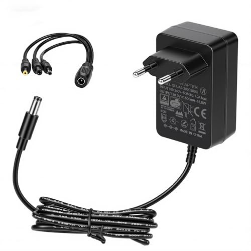 30V 500mA/400mA/300mA/200mA/100mA 0,5 A/0,2A Netzadapter Ladegerät, AC/DC | Stecker für Elektronik
