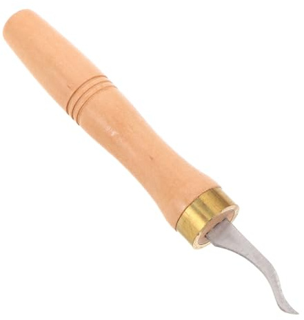 EPIGEIST Rillenmesser mit Holzgriff für Geigenreparatur Nutwerkzeug zur Reinigung und Restaurierung von Geigen Bratschen und Celli