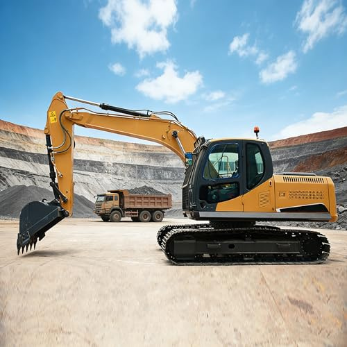 Pelle hydraulique à chenilles pour la construction d'infrastructures, excavatrice lourde pour creuser des opérations de forage et de buldozing