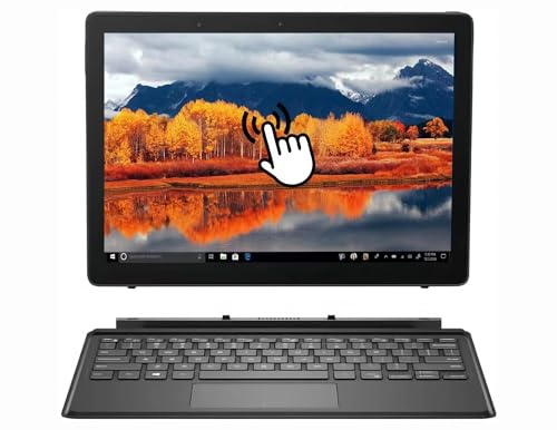 Dell Latitude 5290 2-in-1 Business Laptop, 12.5 FHD Touchscreen Notebook, Intel Core i7-8650U, 16GB RAM, 256GB SSD, US QWERTY Keyboard, Windows 11 Pro (Renewed)