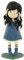 Comansi Y90111 Gorjuss Figur 9 Spiele, blau, Miscelanea