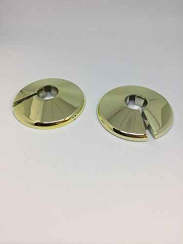 PCG15 Talon Plastic Gold Effect Pipe Rings for 15mm Pipes - Set of 2