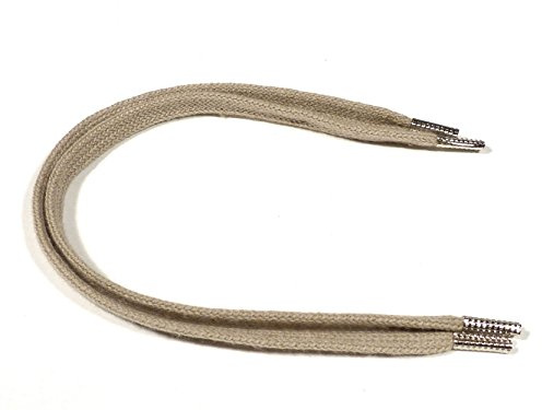 REMA 1 Paar Schnürsenkel Hellbeige - flach - schmal - ca. 5 mm breit von 5 cm - 300 cm