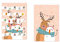 RASW083 -Hallo Adventskalender-Doppelkarte - 12,5 x 18,5 cm mit hochwertigem Kuvert