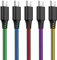 SCHITEC Micro USB Kabel, 5Pack 2M Micro USB Schnellladekabel Daten Sync Handy Ladekabel für Android, Samsung Galaxy S6 und S7 Nexus HTC LG Kindle Power Bank und mehr