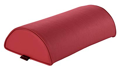 Pader Medi Tech Halbrolle I Knierolle aus Polyetherschaumstoff I Lagerungsrolle mit Kunstlederbezug und Kedernähten I 50 x 25 x 12,5 cm I in 20 Farben verfügbar (Bordeaux)