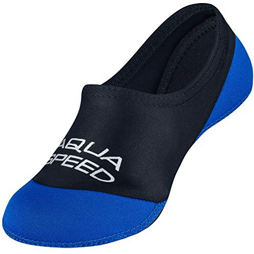 Aqua Speed Neo Socks Calcetines para Niños | Calcetines de Neopreno | Hijos | Suela Antideslizante | Elásticos | Fácil | Color 11 Negro/Azul | Tamaño: 20/21