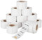 Tera Versandetiketten 30 x 50 mm, 12.000 Labels, BPA-Frei, Selbstklebend, Adressetiketten mit Gratis-Etiketten für Zerbrechliche Waren