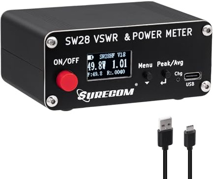 Mcbazel Surecom SW-28HF Mini-V.S.W.R. 1,5 MHz-60 MHz, 120 W & Leistungsmesser