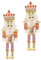 DEARMAMY Weihnachtsohrringe Nussknacker Ohrstecker Nussknacker Soldat Ohrringe Glitzer Strass Nussknacker Soldat Ohrringe Festival Ohrringe Für Frauen Mädchen Weihnachtsgeschenke