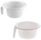 Acan Tradineur - Pack de 2 orinales Sanitarios Redondos, Color Blanco, Usar en el hogar, baño, Medico, Trabajo, Hospital o Cuidado de Personas dependientes, 12 x 24 cm, Modelo Aleatorio