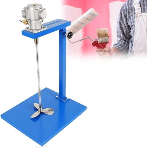 Pneumatische Farbe Mixer 5 Gallonen/20L Pneumatische Farbe Mixer Rührer, Automatische Aufhebung Mischer, Edelstahl Tisch Vertikale Luft-Mixer Air Rührwerk Paint Mix Tool, Dye Mixing, Hydrosol Mixing