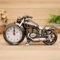 Haofy Motorrad-Wecker, Kunststoff, Vintage-Schreibtischuhr, Batteriebetrieben, mit Mehreren Alarmen für Heimbüro-Dekoration, Einzigartiges Motorrad-Design