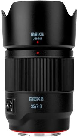 Meike 35mm F2.0 Autofokus Vollformat STM Schrittmotor Objektiv Kompatibel mit Sony E Mount Kameras A7 A7R A7IV A7R IV A7III A7RII A7RIII A7SIII A9 A7C A7CII