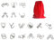 18 Stück Metall Knobelspiele, Knobelspiele Kit Denksportaufgaben Metallpuzzle Entwirrung Puzzles Geduldspiele Set für Erwachsene und Kinder