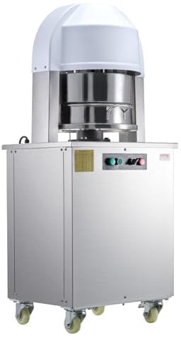 VEVOR Spezzatrice Elettrica per Pasta, 20 Pezzi Macchina per Tagliare Palline di Pasta in Modo Automatico, 60 g a 260 g con Motore in Rame Puro, Vassoio in Acciaio Inossidabile 304, per Panetteria