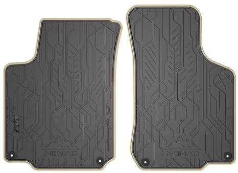 MOTOS Gummimatten vorne passend für Volkswagen Golf IV 1997-2006 erste Sitzreihe Robuste und flexible Fussmatten Auto, kompatibel mit Befestigungssystem, Eingebaute Stopper, Praktische Ränder, Rutschf