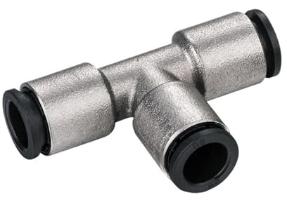1 stück PEP Union T-Stück Messingkörper Mit Kunststoffhülse Steckfitting 10 Teile/los Pneumatische Fitting Air Fitting(PEP12 12mm)