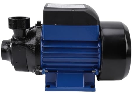 Jeffergarden Bomba de Agua de 24 V, 230 W, 25 M de, 1,5 M/H, Caudal 3200 RPM, Salida de 1 Pulgada, con Diseño de Rodamiento de Bolas Doble, para Suministro de Agua de Caldera de Riego