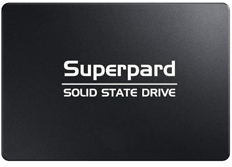 Superpard SSD 64GB 2.5 SATA 3 (6Gb/s), 3D NAND, SSD Festplatte Intern Solid State Drive für Notebooks, Desktop PC
