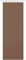 Bestlivings Elena Panneau japonais transparent uni Marron foncé 60 x 260 cm