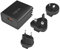 LogiLink PA0188 - USB Steckdosenreiseadapter (3A - Quick Charge 3.0, 18W) mit 3 Adaptern für mehr als 100 Länder und 4X Schutz (Überlade-, Tiefentlade-, Kurzschluss- und Überlastschutz)