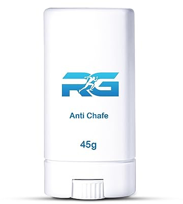RG Anti Chafe Balm Stick 45g - Ultimate Skin Protection Against Chafing & Blisters | Ideal for Running, Cycling, Hiking | Sweat & Water Resistant | Non-Greasy