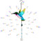 MWOOT Kolibri Sonnenfänger Kristall, Grüner Kolibri Hängender Anhänger, Bunter Sun Catcher, Regenbogen Fenster Kronleuchter für Zuhause Hausgarten Büro Dekoration, Kristall Prisma Ornament