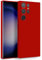 MyGadget Cover per Samsung Galaxy S23 Ultra - Custodia in Silicone Morbido a Doppio Strato – Case con Protezione Fotocamera & Fodera Interna Antigraffio - Rosso