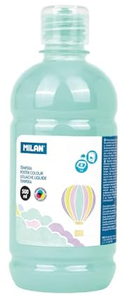 MILAN® Botella témpera 500 ml verde pastel