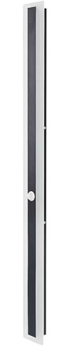 Außenwandleuchte LED mit Bewegungsmelder Metall schwarz 100 cm modern Savane