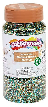 Colorations Biologische Afbreekbare Glitter – mehrfarbig, 113 g