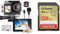 icefox Action Cam 4K Ultra HD 20MP Kamera Unterwasserkamera & SanDisk Extreme SDXC UHS-I Speicherkarte 128 GB