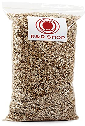 R&R SHOP – Mittelexpandiertes Vermiculit, pH-neutral, ideal für die Keimung, das Wachstum von Pflanzen, Pilzen und Terrarientieren (2L)