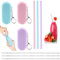 3 Packs Reusable Straws Silicone Straws Foldable Straw with Cleaning Brush and Case, Silicone Straws Reusable Sets Drinking Straws Portable Straws for Travel Party, 3 Colors