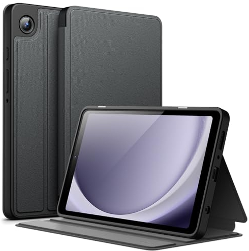 JETech Funda para Samsung Galaxy Tab A9 8,7 Pulgadas 2023, Carcasa Slim Folio Soporte Protectora Tableta, Visualización Multiángulo (Negro)