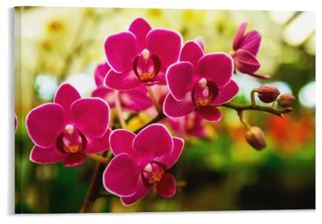 Puzzle 1000 Teile,Rosa Orchideen,Erwachsene Papierspiel Freizeit Kunst Spielzeug Puzzles(38x26cm)-88