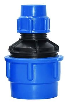 MiJunHD Raccord droit réducteur de tuyau en polyéthylène, 63 mm à 32 mm, raccords rapides en plastique pour arrosage de jardin et agriculture (1 pièce)