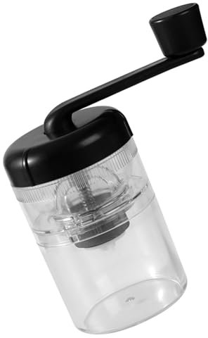 Beimus Manual Coffee Grinder with Ceramic Burr Adjustable Coarseness Hand Cranked Espresso Mill for Home and Travel