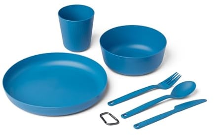 Sea to Summit Camp 6-Piece Dinnerware Set, Cendre Blue