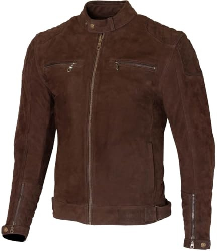 Merlin Torsten TFL D3O Motorrad Lederjacke, braun, 4XL | Leder