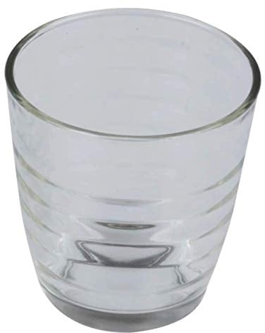 drinking glasses 225ml glass 9 cm transparent 6-piece
