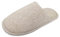 ofoot Damen Bio-Baumwolle rutschfeste Hausschuhe, gemütlicher Memory-Schaum waschbar für Sommer Schlafzimmer, Gummisohle (Beige,37/38 EU)