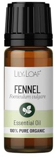 Lily & Loaf Fennel Organic Essential Oil (Foeniculum vulgare) | 100% Pure & Natural | 10ml