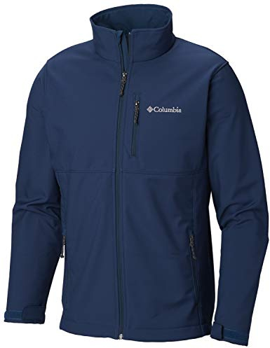 Columbia Ascender Softshell-Chaqueta Shell, Azul (Petrol Blue), L para Hombre