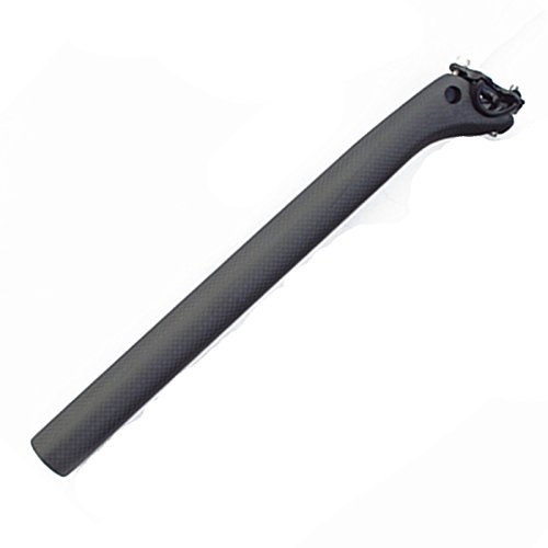 Alfa Pasca Fahrrad Sattelstütze Carbon Sattelstütze 3K Matt Rennrad/Mountainbike 30.8 * 350mm Offset Sattelstütze