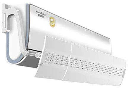 Klimaanlage Windabweiser Teleskop VerstäRken Pp-Material, Direkt Einbauen, Ohne Luftdurchlassschallwand An Der Wand Befestigter Klimaanlagen-Abweiser (GrößE: 74 ~ 103 Cm)