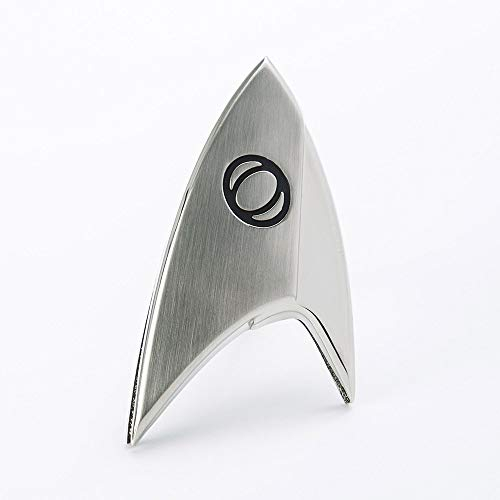 STAR TREK Discovery Science Abzeichen Silber, silber, Small / Navy