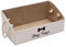 Morezi Aufbewahrungsbox für Haustierspielzeug aus Segeltuch,faltbare Aufbewahrungsbox für Hundespielzeug,zum Organisieren von Spielzeug für Haustiere,Zubehör und Zubehör usw-Hund-Weiß
